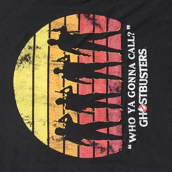 NEW Ghostbusters Tshirt who ya gonna call Graphic Hybrid Apparel XXL 80s Things - Picture 2 of 7